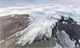  ??  ?? The Greenland ice sheet south of Ilulissat. Photograph: Ian Joughin/IMBIE