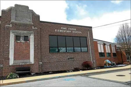  ?? MeDiAnewS groUP File Photo ?? the Boyertown School Board is considerin­g closing Pine Forge elementary School because of declining enrollment and the age of the building.