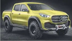  ??  ?? THE BEAST: The Mercedes-Benz X-Class ute.