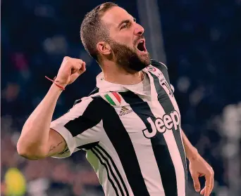  ?? GETTY ?? Gonzalo Higuain, 30 anni, argentino, è arrivato alla Juventus dal Napoli nell’estate del 2016
