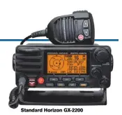  ??  ?? Standard Horizon GX-2200