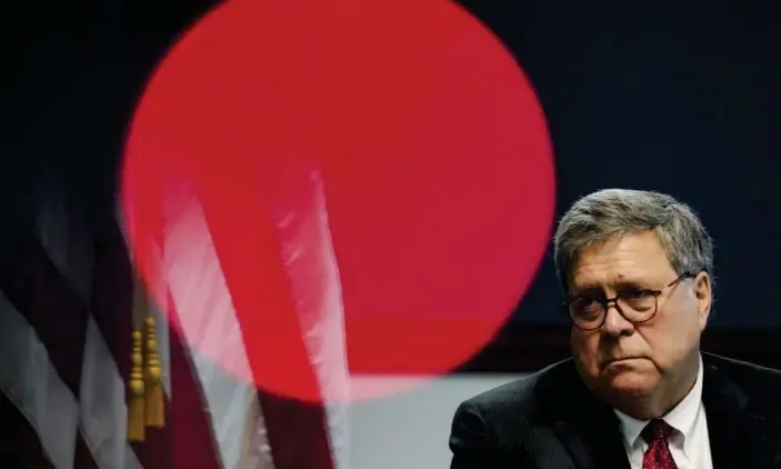  ?? Photograph: Brynn Anderson/AP ?? William Barr ordered John Bash to investigat­e whether Obama administra­tion officials had mishandled classified intelligen­ce relating to the Russia investigat­ion.