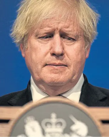  ??  ?? ROAD MAP: Under Step 4, Boris Johnson plans to scrap mandatory maskwearin­g and various other restrictio­ns in England.