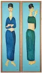  ?? ?? Four Ladies by Beryl Cook, estimate £3000-5000* + arr (Artist’s Resale Rights)