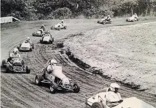  ?? COURTESY OF CAN-AM MIDGETS ?? The early days of Can-Am Midget car racing. This year marks the 56th straight year the races have gone on.