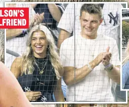  ?? ?? OH, SNAP: Looks like Jets quarterbac­k Zach Wilson has changed the play — dating Instagram model Nicolette Dellanno after a split with longtime sweetheart Abbey Gile — and the romantic web only gets more tangled from there. ZACH WILSON’S NEW GIRLFRIEND