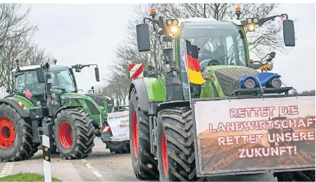  ?? FOTO: PRÜMEN ?? Auch aus dem Kreis Viersen machten sich Landwirte am Samstag auf den Weg nach Düsseldorf.