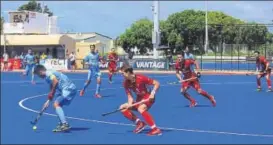  ?? HOCKEY INDIA ?? India tried hard but Belgium were too good on the day.