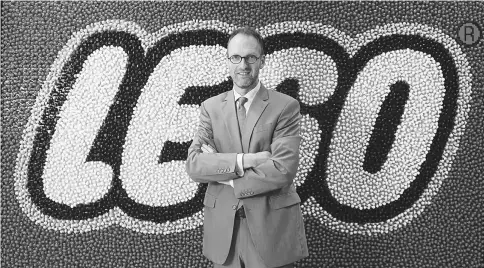  ??  ?? Knudstorp has guided Lego’s turnaround since 2004, when the company was losing $1 million a day. Lego announced this week that Knudstorp would be nominated to become chairman of the board and lead a new entity, the Lego Brand Group, which will oversee...