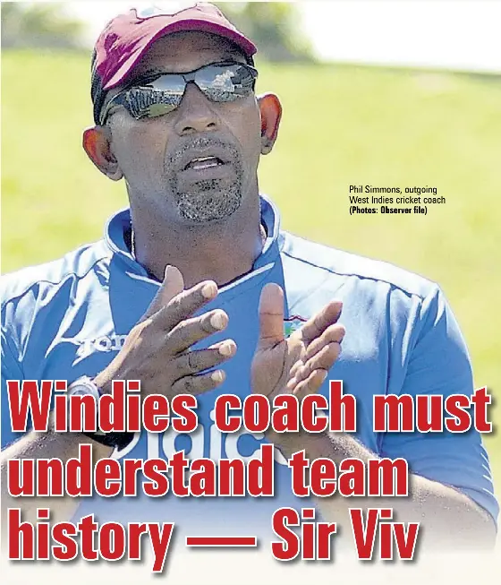 Windies coach must understand team history — Sir Viv - PressReader