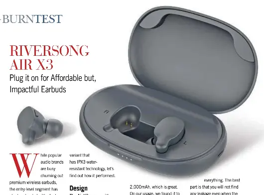 Riversong air x3 new arrivals