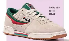  ??  ?? Modelo rétro da Fila €89,95