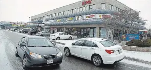  ?? CLIFFORD SKARSTEDT EXAMINER FILE PHOTO ?? A block of land along George Street that includes Market Plaza, pictured, and the city’s former public works yard on Townsend Street is the preferred site recommende­d by the city’s consultant for the Memorial Centre replacemen­t.