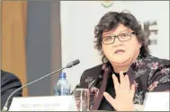  ??  ?? Public Enterprise­s Minister Lynne Brown has been accused of incompeten­ce and acting on Gupta instructio­ns.