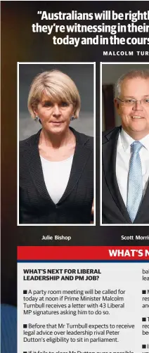  ??  ?? Julie Bishop