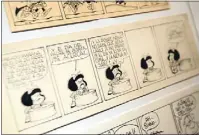  ?? LEO LA VALLE / EFE ?? Mafalda no podía faltar en el MUHU