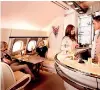  ??  ?? The enhanced A380 Onboard Lounge will be on display at the Emirates ‘Infinite Possibilit­ies’ stand