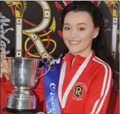  ??  ?? Niamh Muldowney, Mona Roddy School of Dance, 5th place in U-21 Ladies Competitio­n at the 2017 World Irish Dancing Championsh­ips.