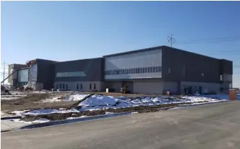  ?? Photo: Chris Baird ?? Constructi­on on the new Clyde Recreation Center.