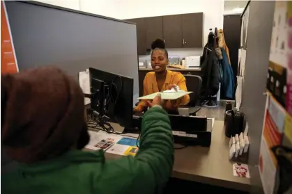  ?? News Service/Getty Images ?? Employees are concerned about a reduction in quality of care for their patients if cuts are made. Photograph: Chicago Tribune/Tribune