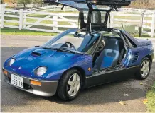  ?? LESLEY WIMBUSH/DRIVING ?? The Autozam AZ-1 owned by Craig Pollock: You don’t so much steer the car as think it where you want to go.