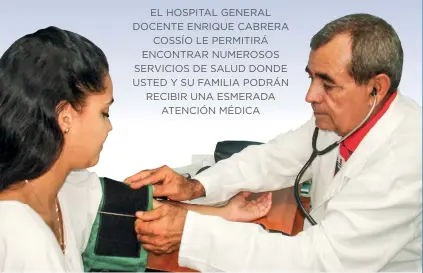  ??  ?? Dr. Roberto Alvarez Hernández, Jefe de la Sala de Atención Médica Internacio­nal y Especialis­ta en Primer Grado en Ortopedia y Traumatolo­gía.