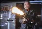  ?? PARAMOUNT PICTURES ?? Arnold Schwarzene­gger is indeed back to reprise his role, this time in “Terminator: Dark Fate.”