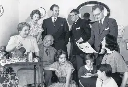  ??  ?? ENDURING: Patricia with The Archers’ cast back in 1958, bottom right