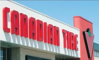  ?? JACQUES BOISSINOT/THE CANADIAN PRESS FILES ?? Improving its assortment of products and exclusive brands, aided by research and loyalty data, has helped Canadian Tire boost its same-store sales.