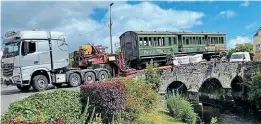  ?? CONNEMARA RAILWAY PROJECT ?? Great Southern & Western Railway carriage No. 813 arrives at Maam Cross from Mullingar.