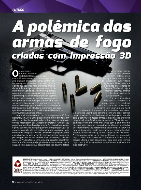 Armas modelagem 3D