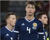  ??  ?? Scotland and Celtic defender Jack Hendry