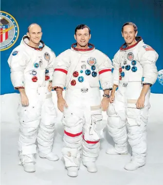  ?? FOTO: NASA ?? Mattingly, Young y Duke.