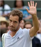  ??  ?? Au revoir: Gasquet pulled out after six games