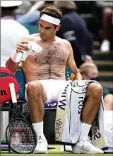  ??  ?? Für Routinier Roger Federer kam gestern in Wimbledon das Aus.