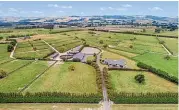  ??  ?? The 53ha property at 522 Napier Road, Whakarongo is an establishe­d horse training facility with two houses, a surgery, rehabilita­tion stables, a full 1900m racetrack, high quality stabling and electrifie­d railing fences throughout.