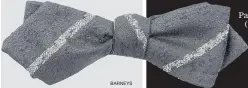  ?? BARNEYS ?? This Alexander Olch single-stripe Jacquard Bow Tie is $110 at barneys.com.