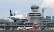  ?? /Reuters ?? In search of profit: An aircraft from German carrier Lufthansa lands at Tegel airport in Berlin, Germany.