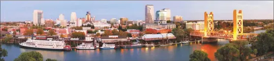  ?? Visit Sacramento ?? California's capital of Sacramento, population 500,000, sits pretty on the Sacramento River.