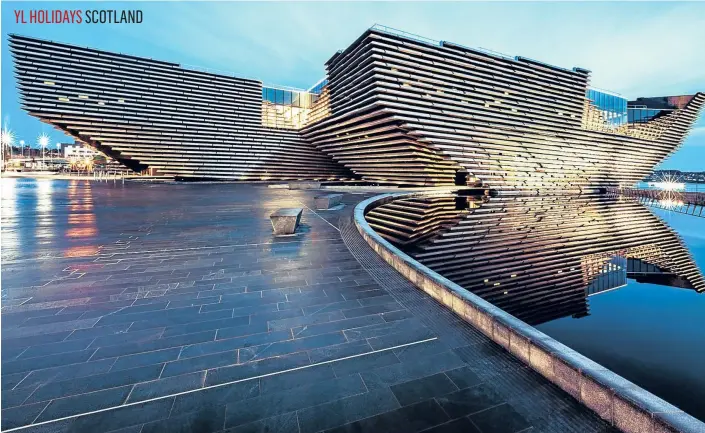  ??  ?? V&A Dundee, which opens on September 15, was inspired by the dramatic cliffs along the east coast