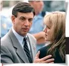  ??  ?? Septembere­r 1997 Marv Albert lbert The sportscast­er is convicted of assault and battery, stemming from an incident involving a woman he had occasional­ly trysted with. aster nd rom y