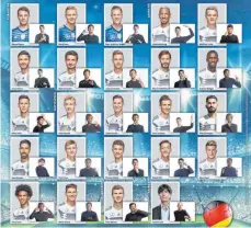  ?? FOTO: HASLACHMÜH­LE ?? Auf dem Poster der Haslachmüh­le sind die Nationalsp­ieler in Gebärdensp­rache abgedruckt – allerdings fehlen Nils Petersen, Kevin Trapp, Sebastian Rudy und Jonathan Tah.