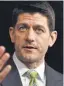  ?? AFP/ GETTY IMAGES ?? Speaker Paul Ryan admits defeat.