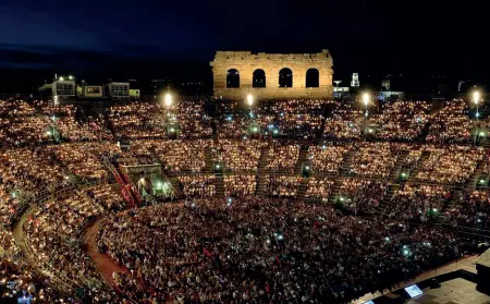  ??  ?? Il tempio della lirica Il ministero vuole chiariment­i sulle deleghe in Fondazione Arena