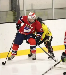  ?? Foto: hiFK ?? Johanna Kemppainen­s HIFK förlorade den första kvartsfina­len mot Kärpät.