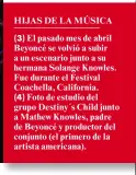  ??  ?? HIJASDELAM­ÚSICA
El pasadomes de abril (3) Beyoncé se volvió a subir a un escenario junto a su hermana Solange Knowles. Fue durante el Festival Coachella, California.
Foto de estudio del (4) grupoDesti­ny´s Child junto aMathew Knowles, padre de Beyoncé...