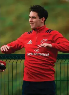  ??  ?? Key man: Johann Van Graan (left) has a world class out-half at his disposal in Joey Carbery