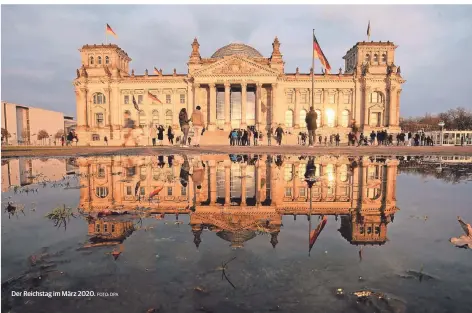  ??  ?? Der Reichstag im März 2020.