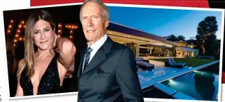  ??  ?? EXCLUSIVE: Shore’s Bel Air mansion with Clint Eastwood and Jennifer Aniston as neighbours