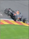  ??  ?? Verstappen, en el circuito de Spa.